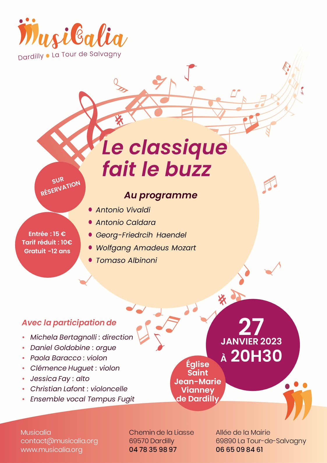 You are currently viewing 27 janvier – Concert le classique fait le buzz