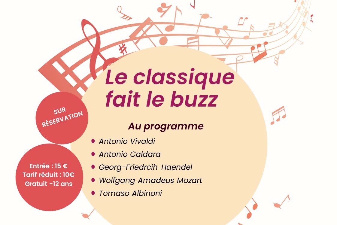 You are currently viewing Concert le classique fait le buzz – 27 janvier 2023