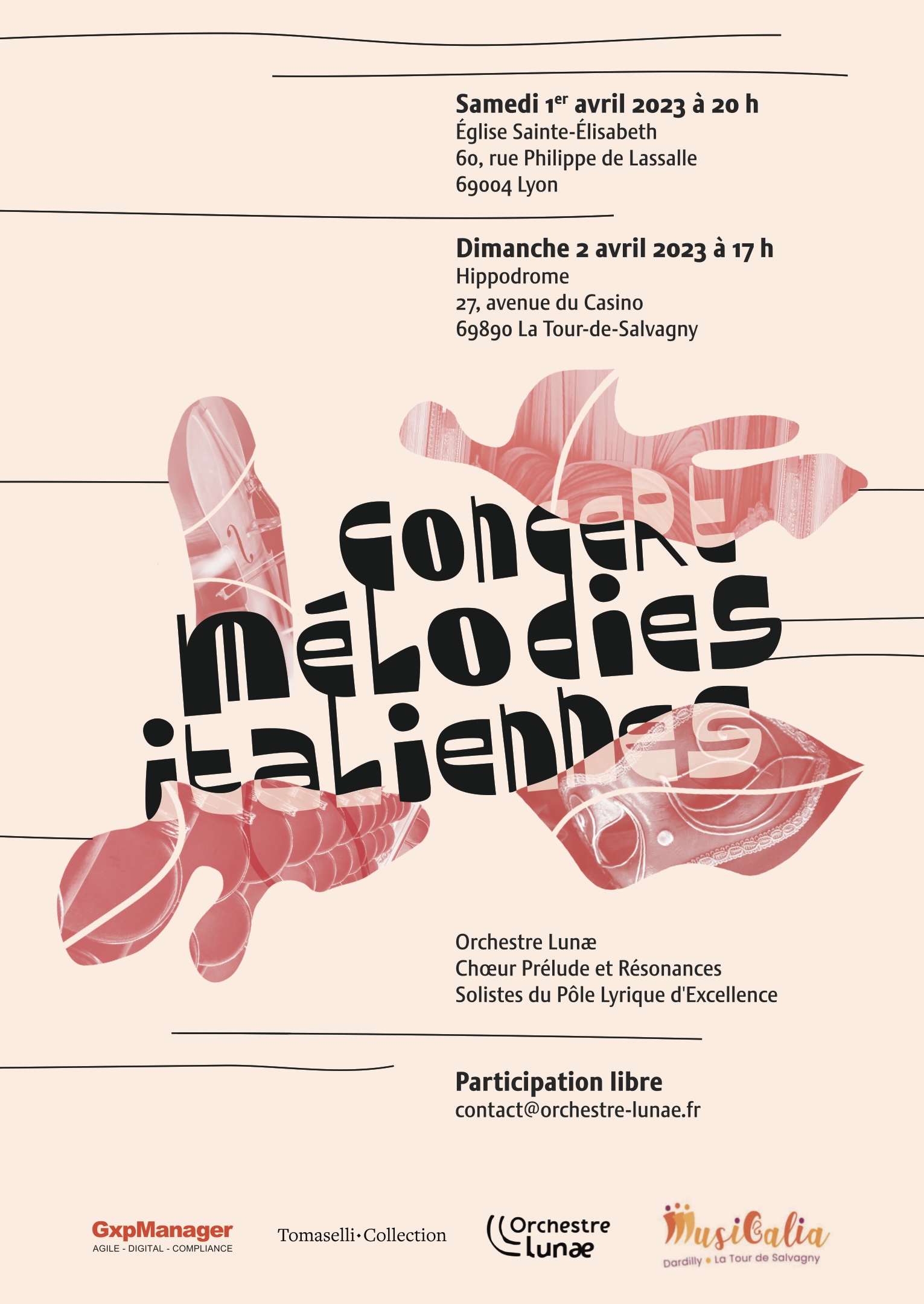 You are currently viewing 2 avril – Concert Mélodies italiennes