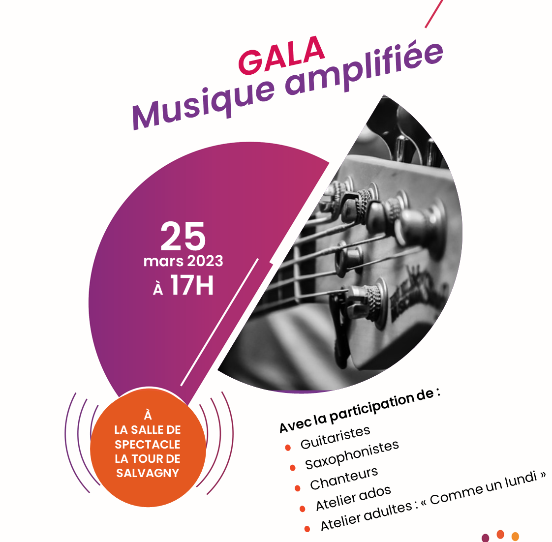 You are currently viewing 25 mars – Audition Musique amplifiée