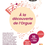 16 juin – Écoute guidée, à la découverte de L’Orgue