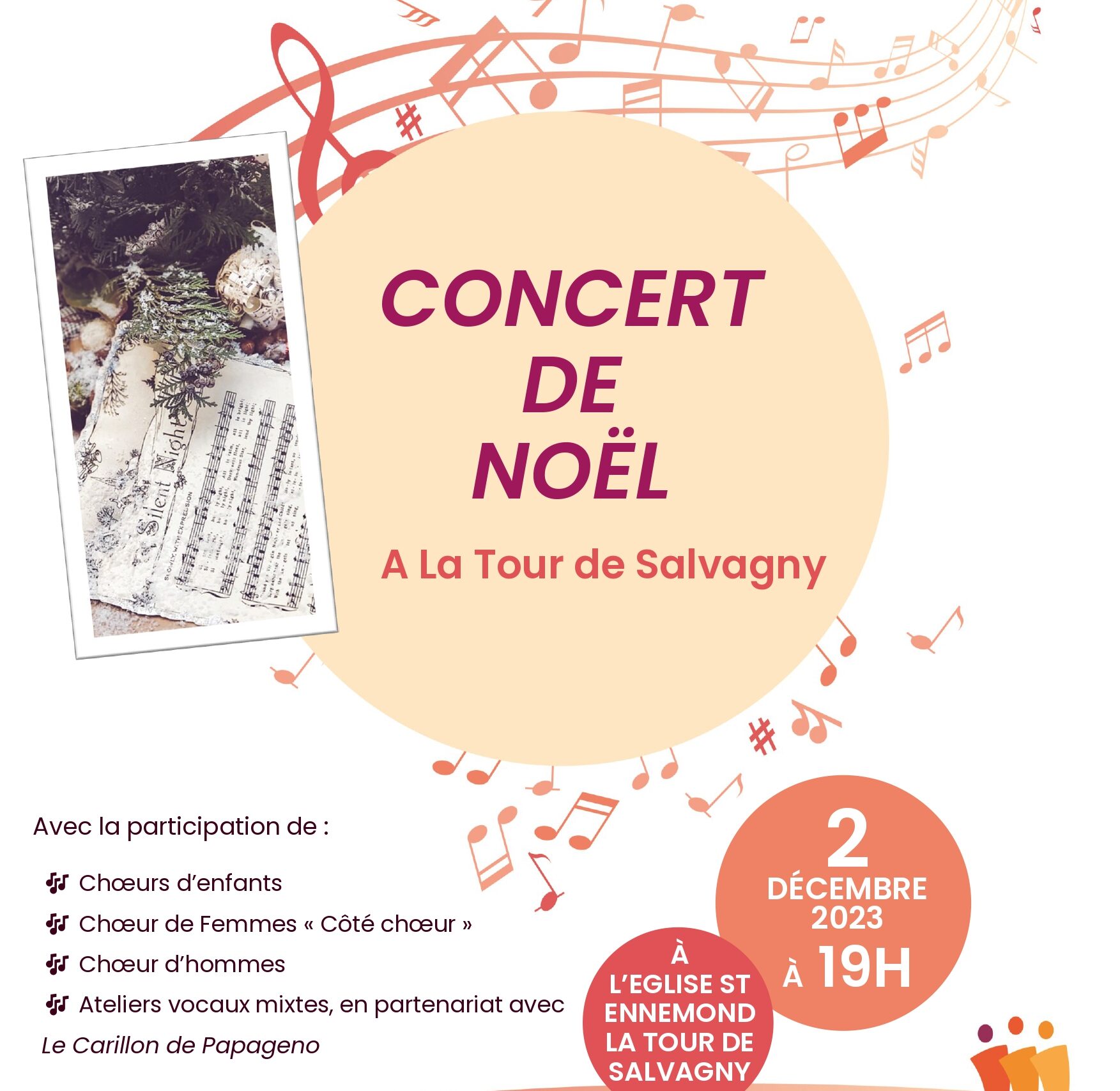 You are currently viewing 2 déc – Concert de Noël à La Tour de Salvagny