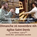26 nov – Concert trompette et orgue
