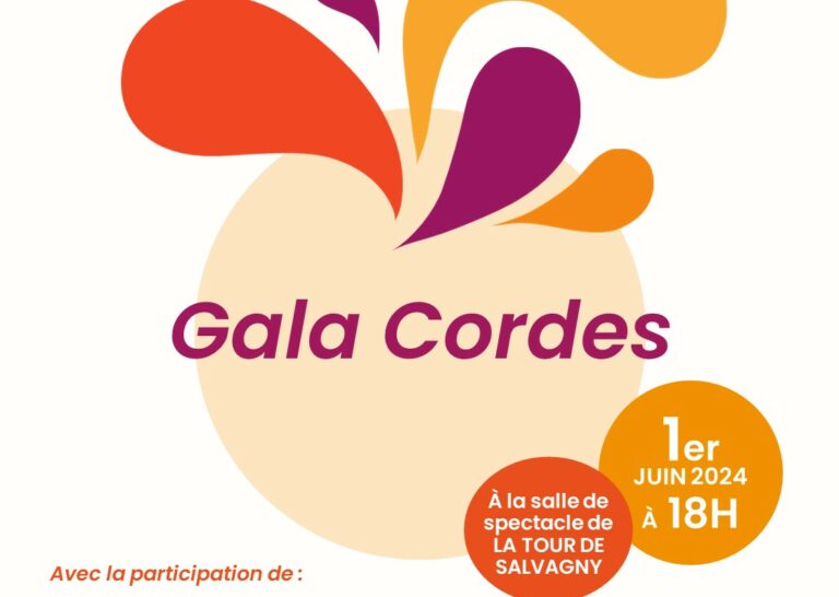 Lire la suite à propos de l’article 1er juin – Gala cordes