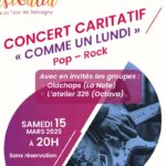 15 mars, Concert caritatif « Comme un lundi » and Guest