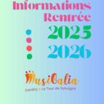 Informations rentrée 2025/2026