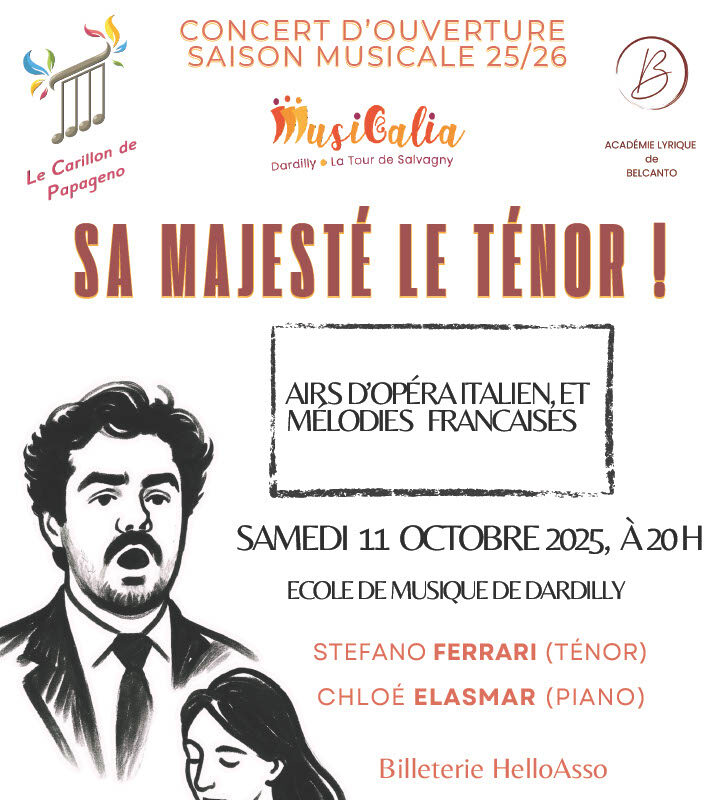 You are currently viewing 11 oct 2025, Concert : Sa majesté le Ténor