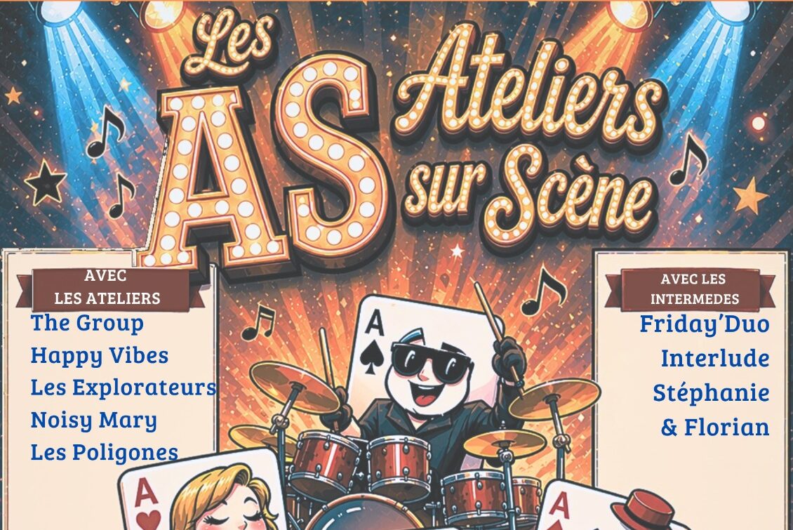 You are currently viewing 30 mai – Les ateliers sur scène